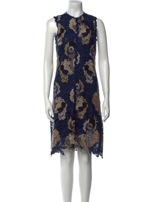 See by Chloé Lace Pattern Knee-Length Dress