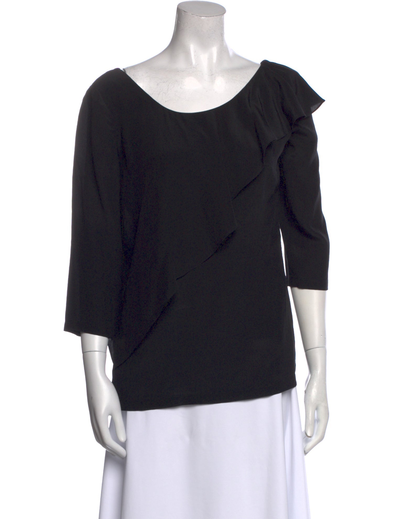 See by Chloé Silk Scoop Neck Blouse