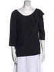 See by Chloé Silk Scoop Neck Blouse