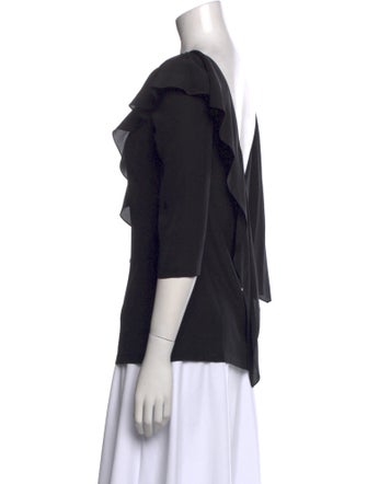 See by Chloé Silk Scoop Neck Blouse