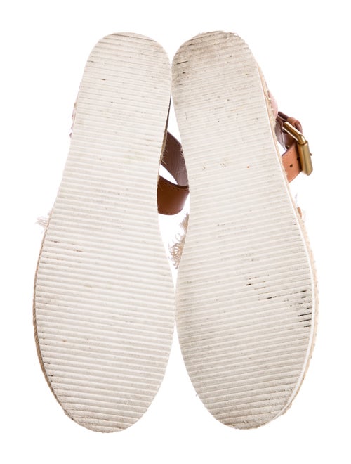 See by Chloé Canvas Raw-Edge Trim Espadrilles
