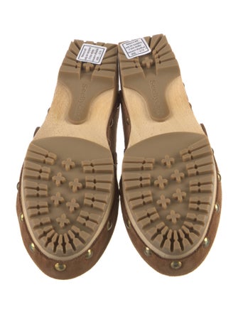 See by Chloé Suede Studded Accents Mules