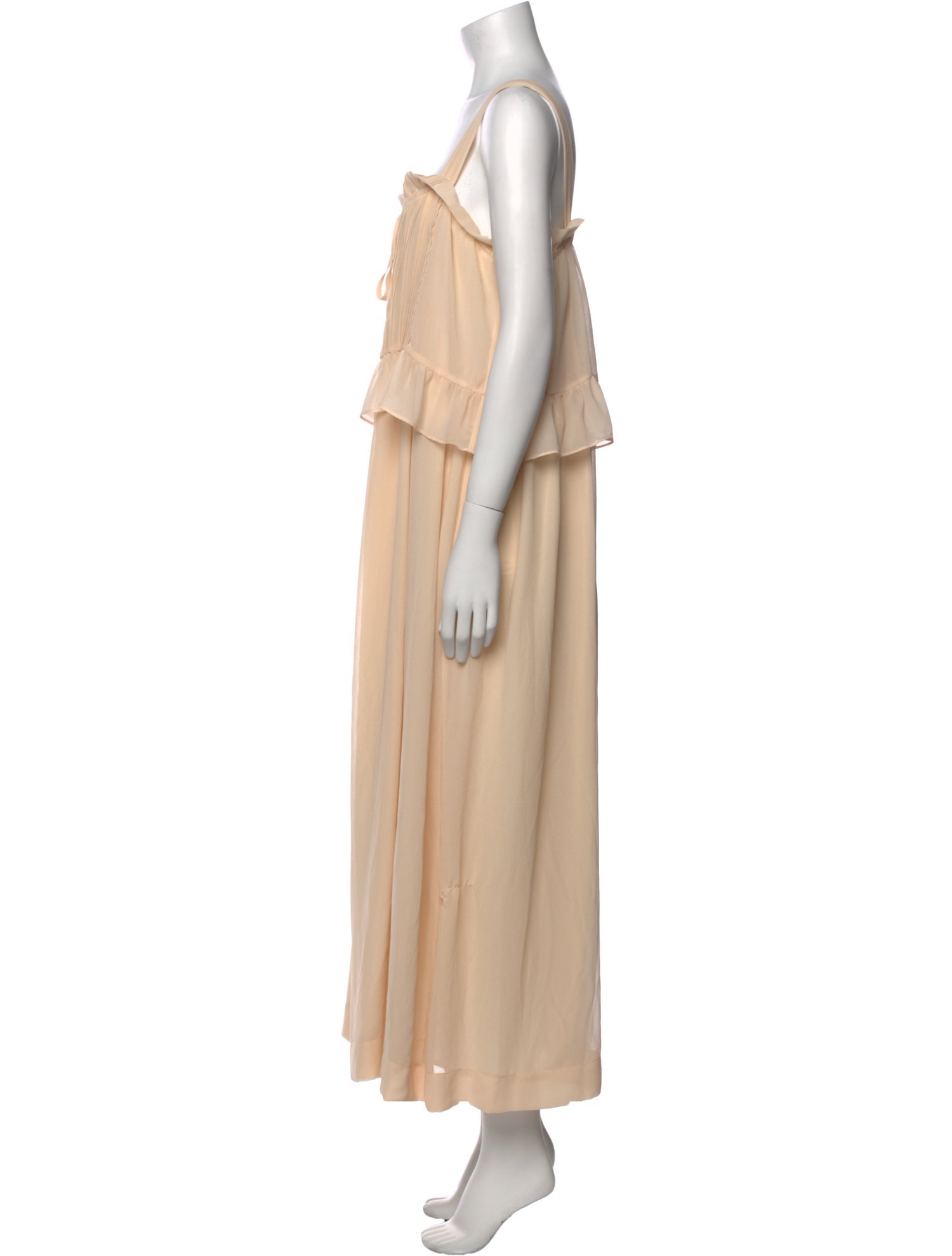 See by Chloé Square Neckline Long Dress