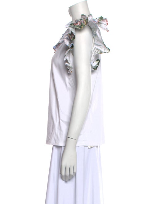 See by Chloé Printed Scoop Neck Top