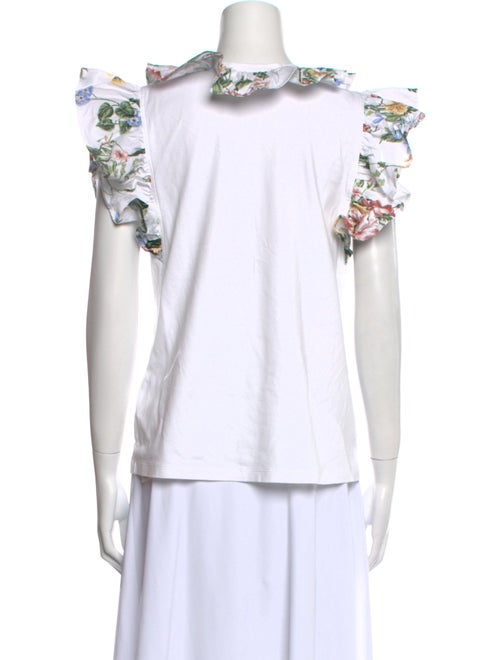 See by Chloé Printed Scoop Neck Top