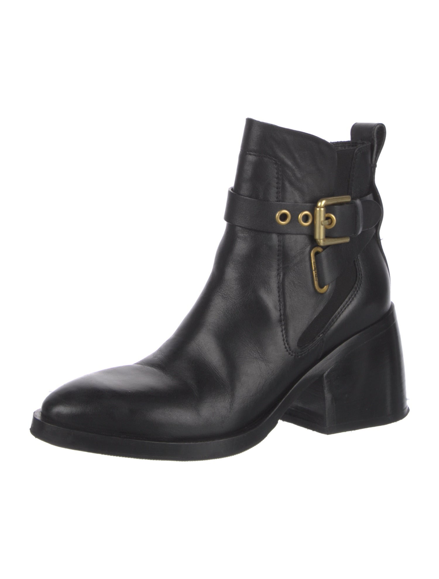 See by Chloé Leather Moto Boots