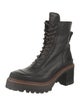 See by Chloé Leather Combat Boots
