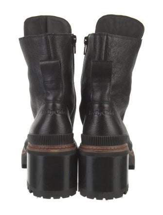 See by Chloé Leather Combat Boots
