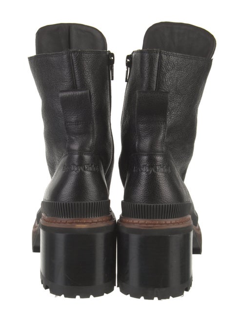 See by Chloé Leather Combat Boots