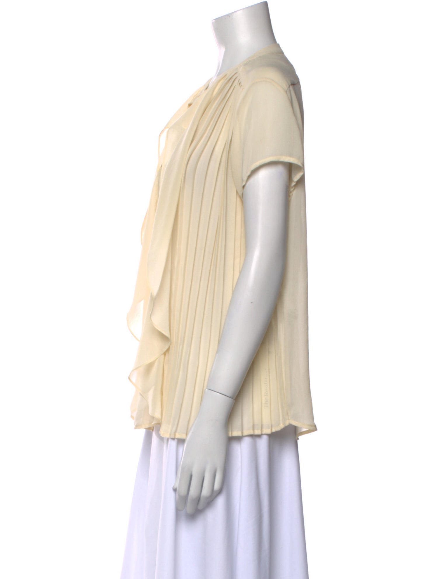 See by Chloé Crew Neck Short Sleeve Blouse