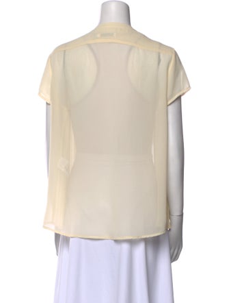 See by Chloé Crew Neck Short Sleeve Blouse