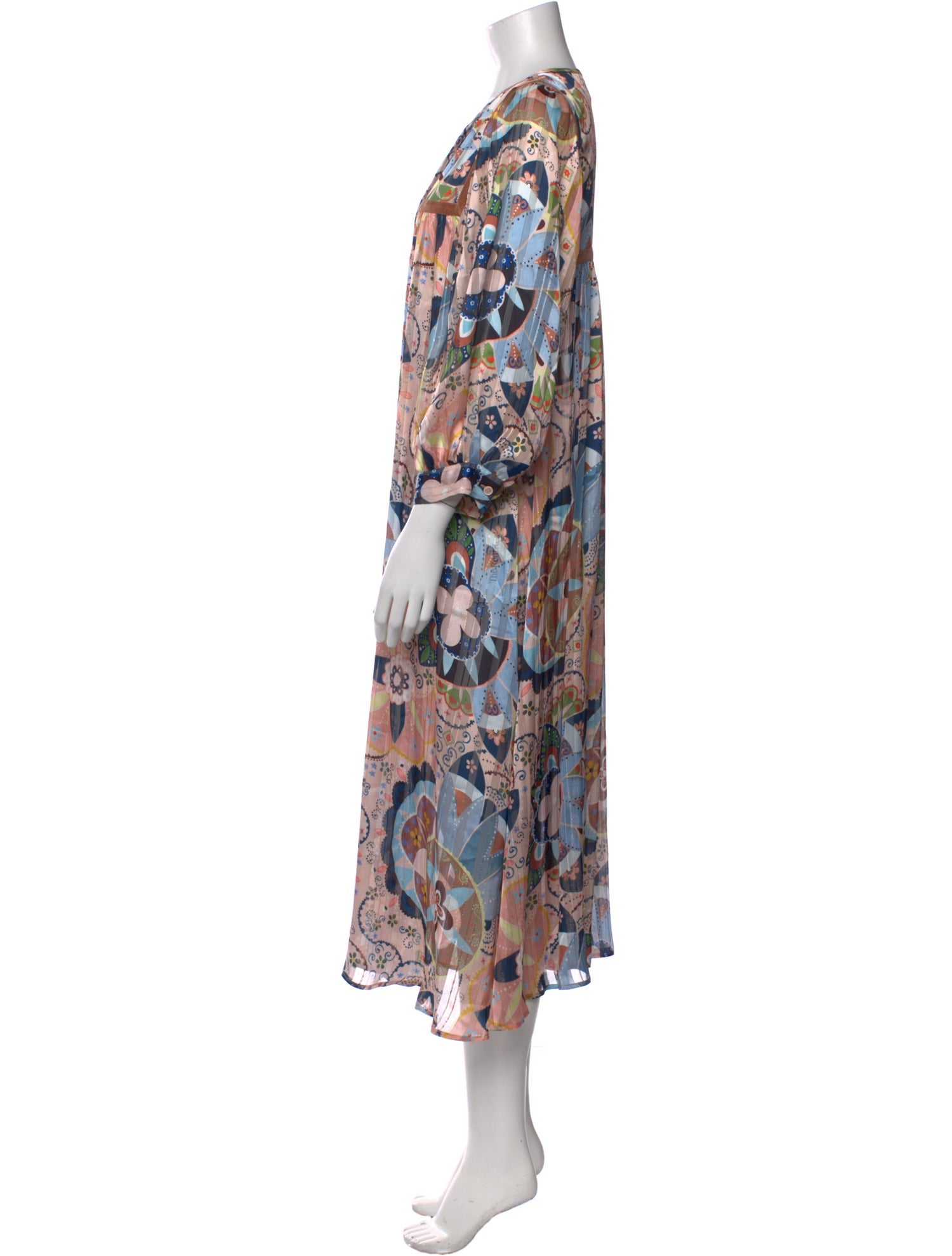 See by Chloé Floral Print Long Dress