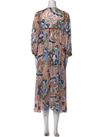 See by Chloé Floral Print Long Dress