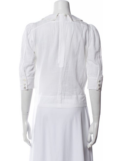 See by Chloé Three-Quarter Sleeve Button-Up Top