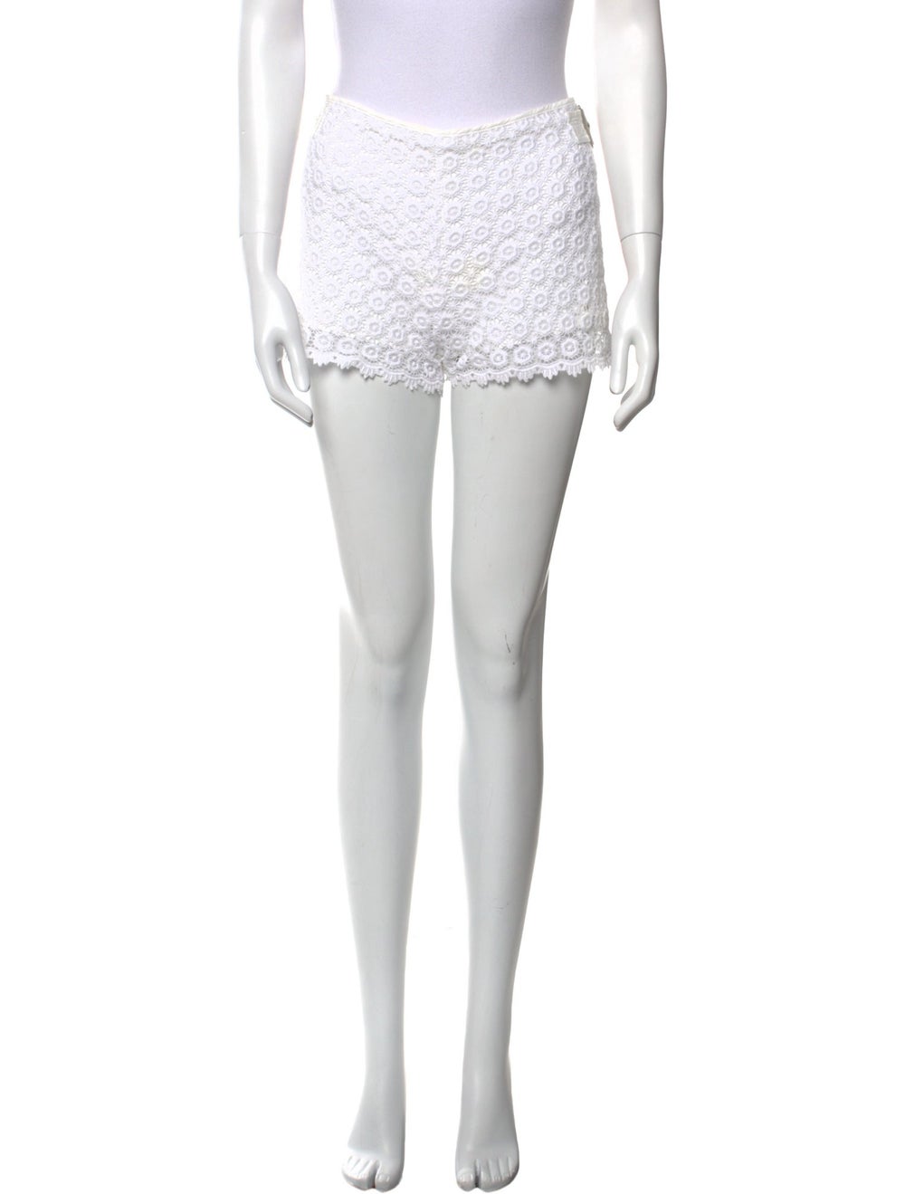 See by Chloé See by Chloé Shorts White Lace Patte… - image 1