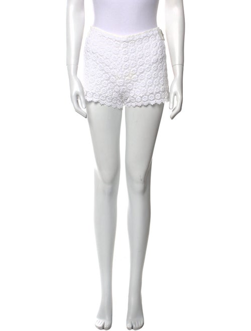 See by Chloé Lace Pattern Mini Shorts