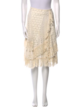 See by Chloé Lace Pattern Knee-Length Skirt