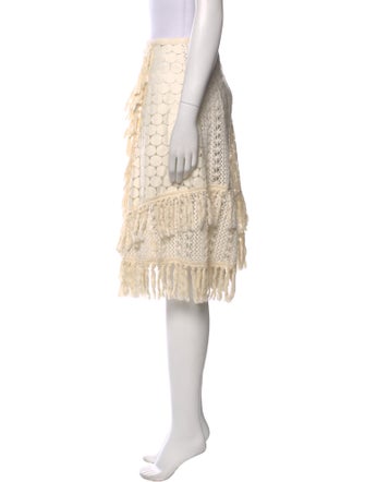 See by Chloé Lace Pattern Knee-Length Skirt
