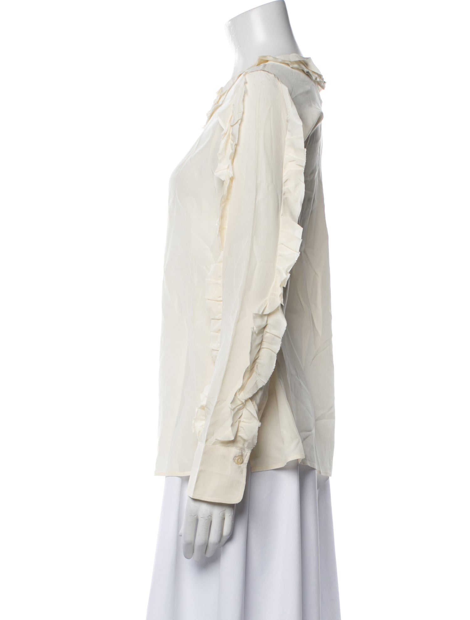 See by Chloé Silk Scoop Neck Blouse