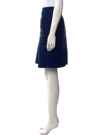 See by Chloé Embroidered Accent Knee-Length Skirt