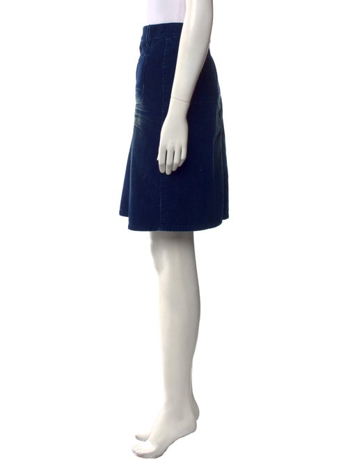 See by Chloé Embroidered Accent Knee-Length Skirt