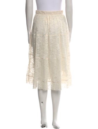 See by Chloé Lace Pattern Knee-Length Skirt