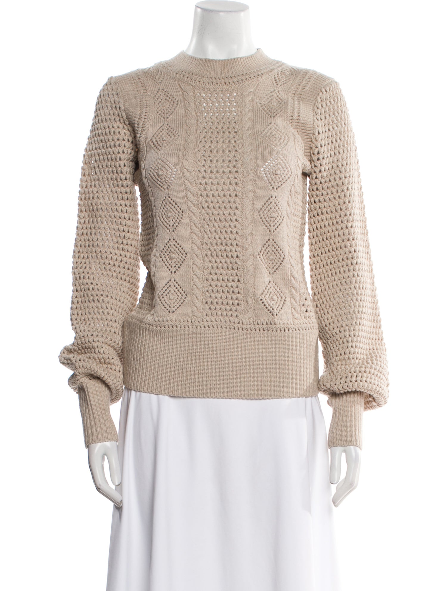 See by Chloé Wool Mock Neck Sweater