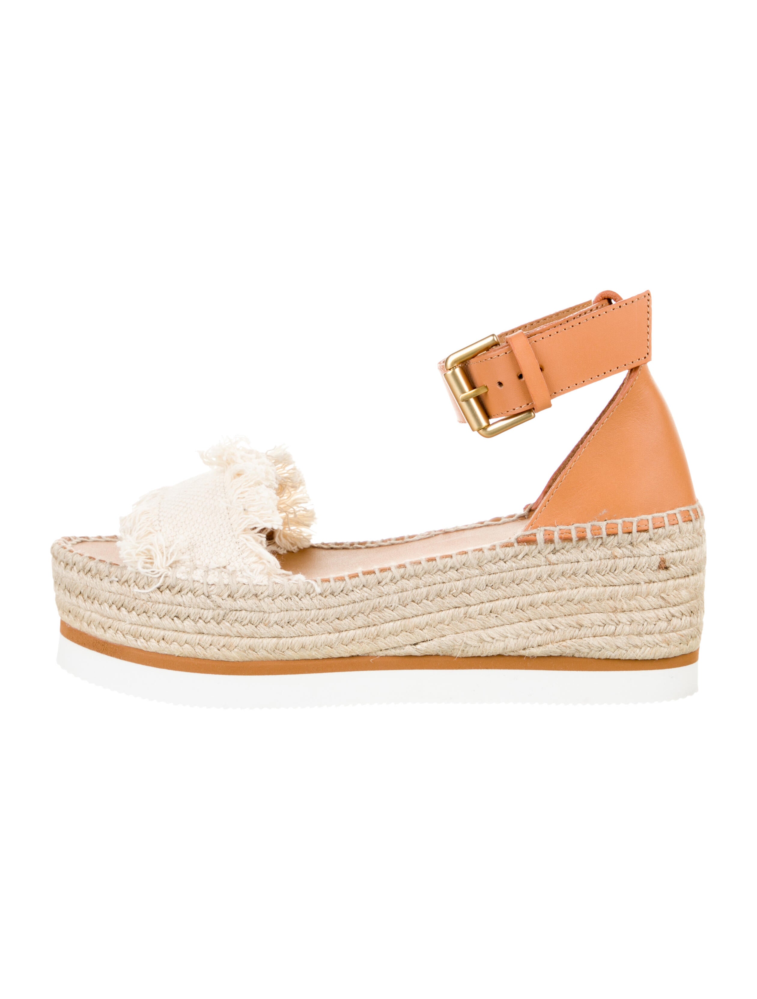 See by Chloé Leather Braided Accents Espadrilles