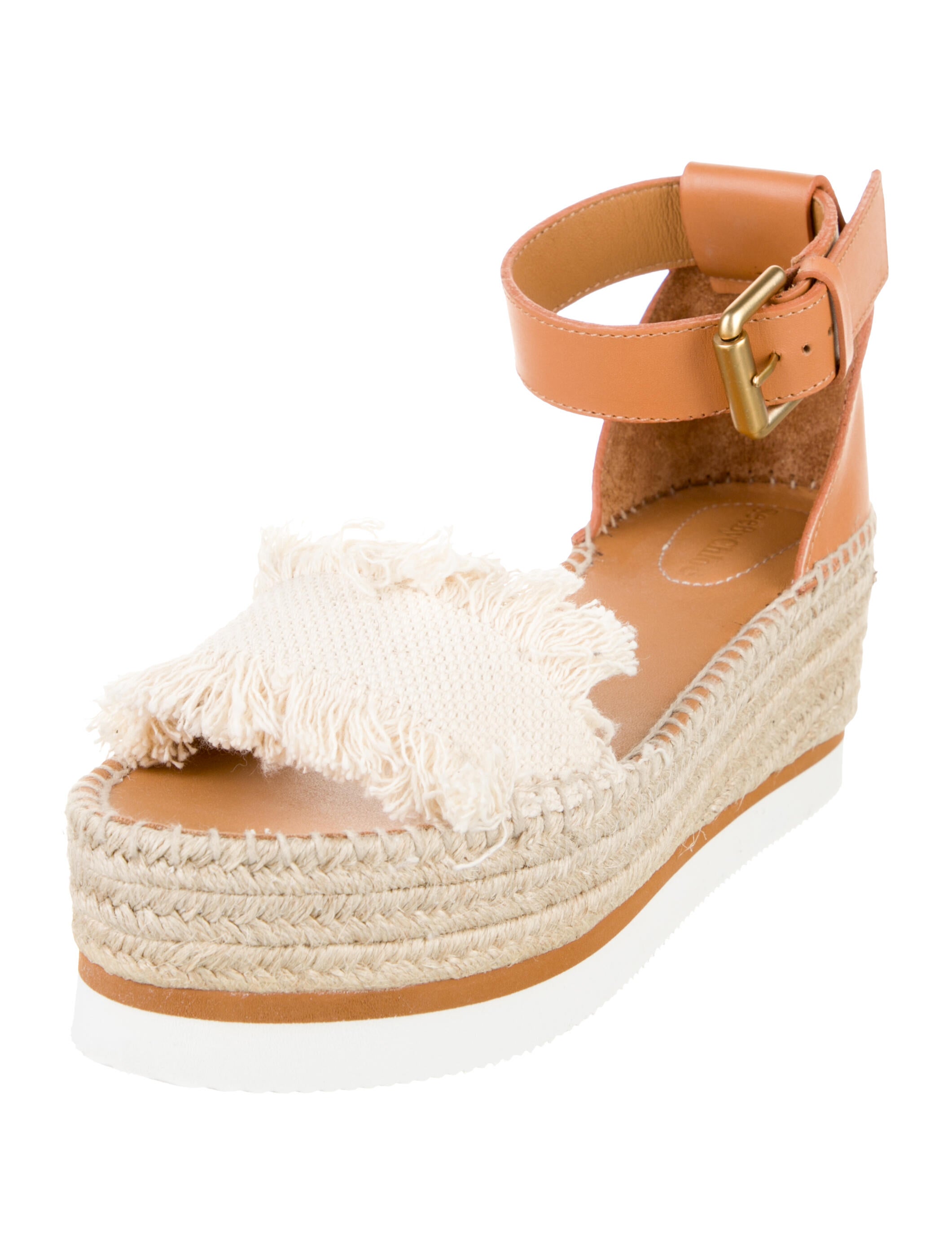 See by Chloé Leather Braided Accents Espadrilles