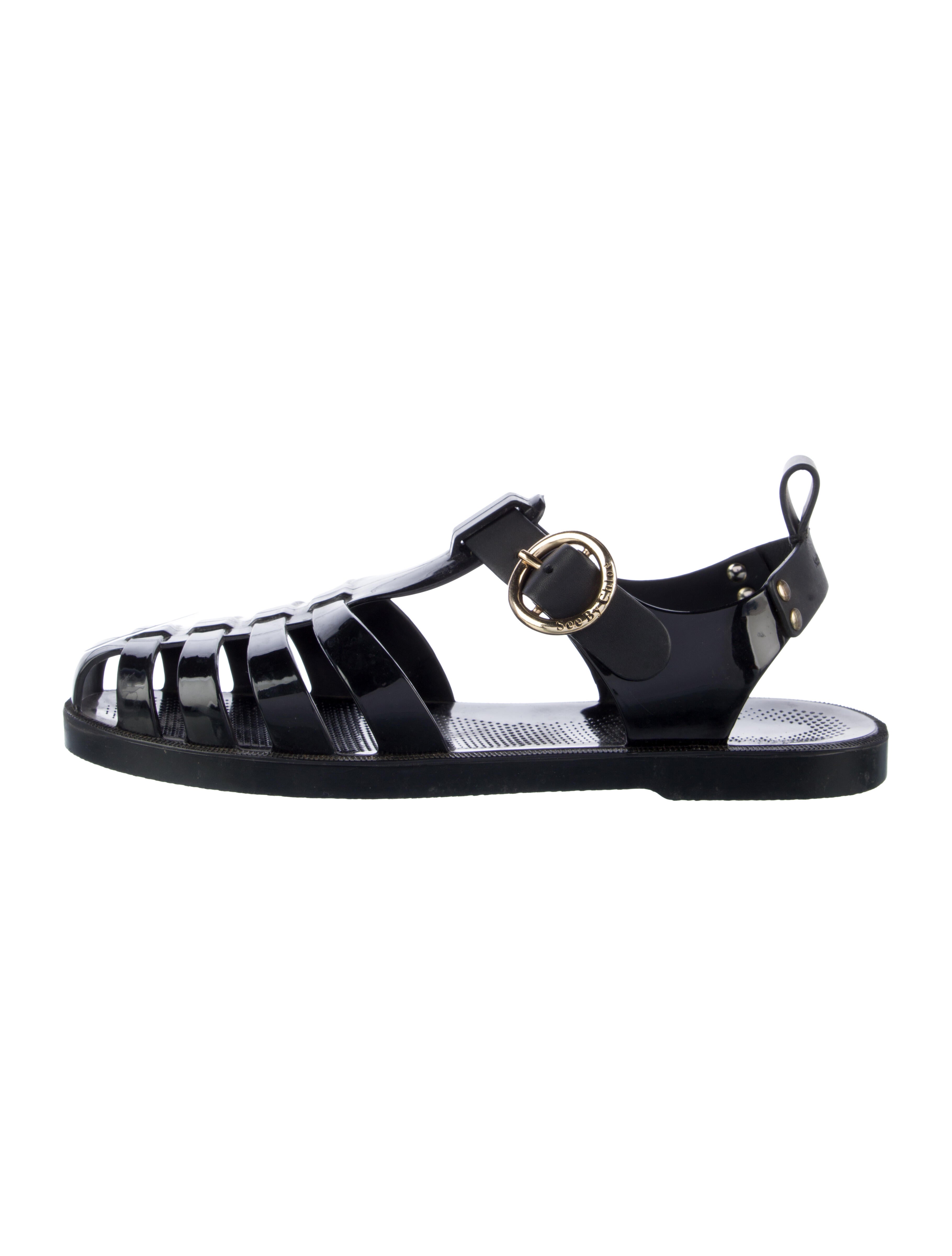 See by Chloé Rubber Gladiator Sandals