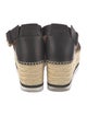 See by Chloé Leather Whipstitch Trim Espadrilles