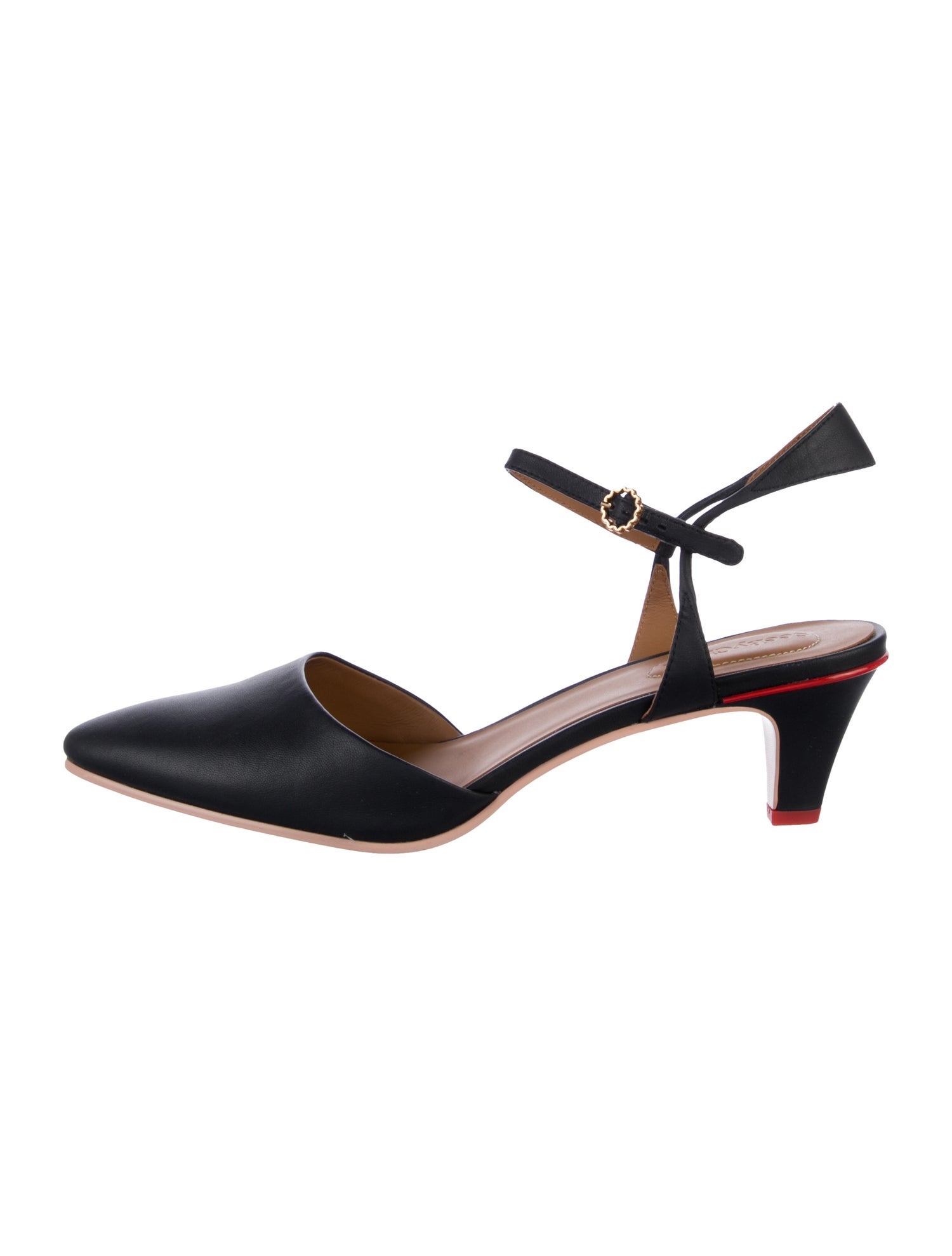 See by Chloé Leather Slingback Pumps