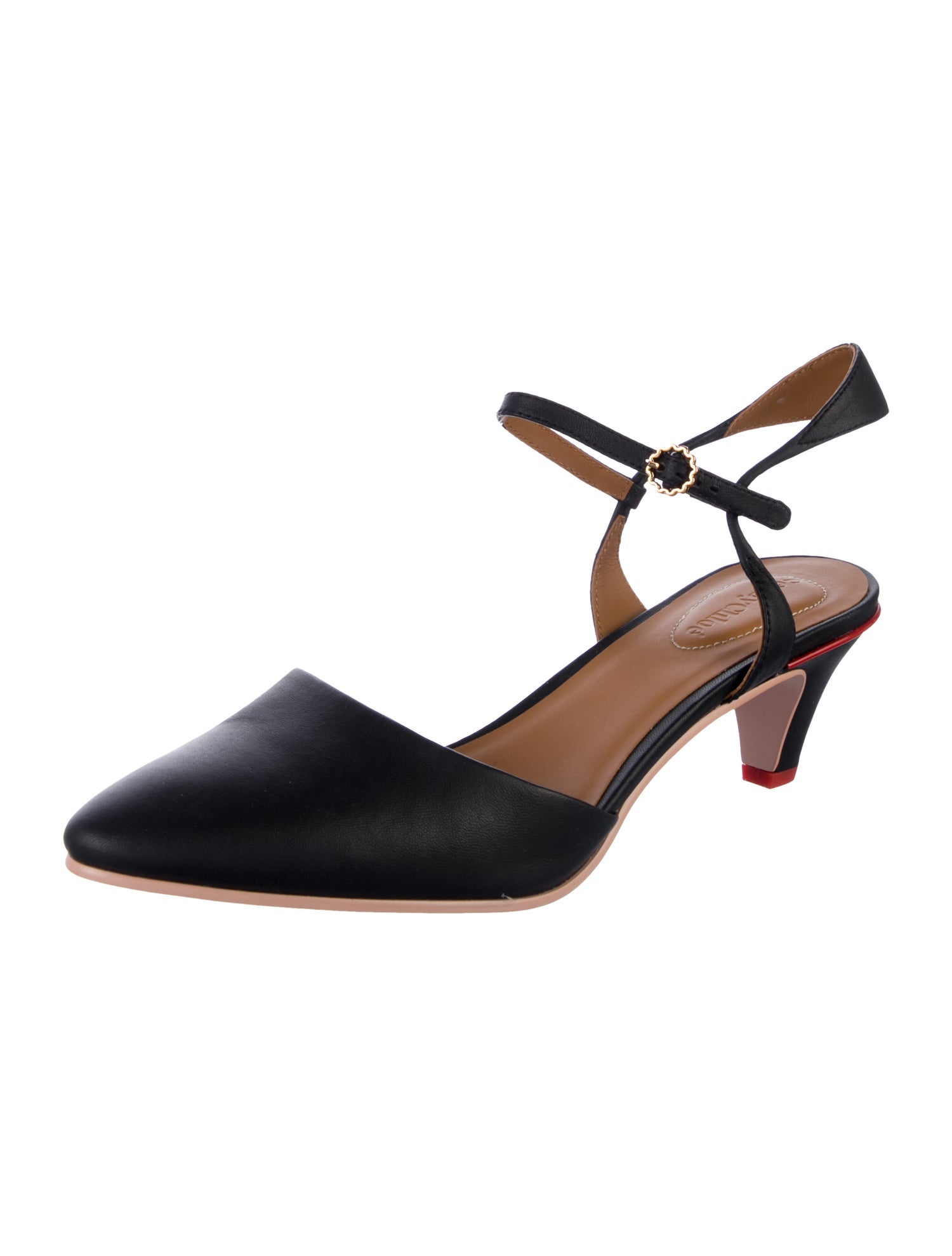 See by Chloé Leather Slingback Pumps
