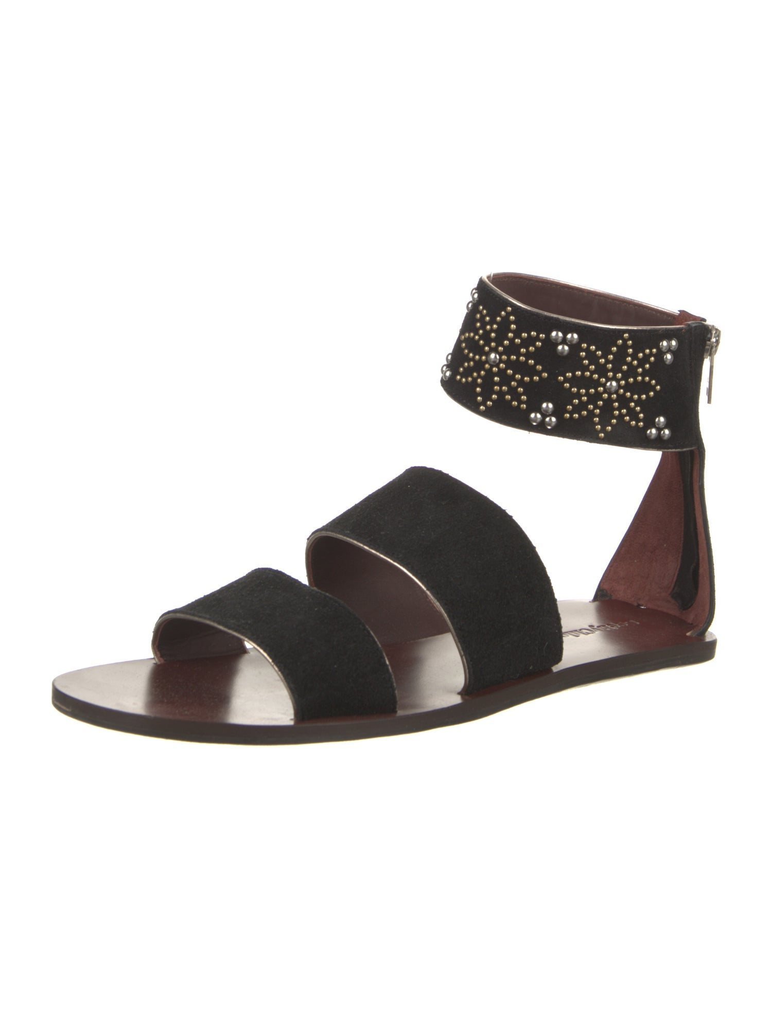 See by Chloé Suede Studded Accents Gladiator Sandals