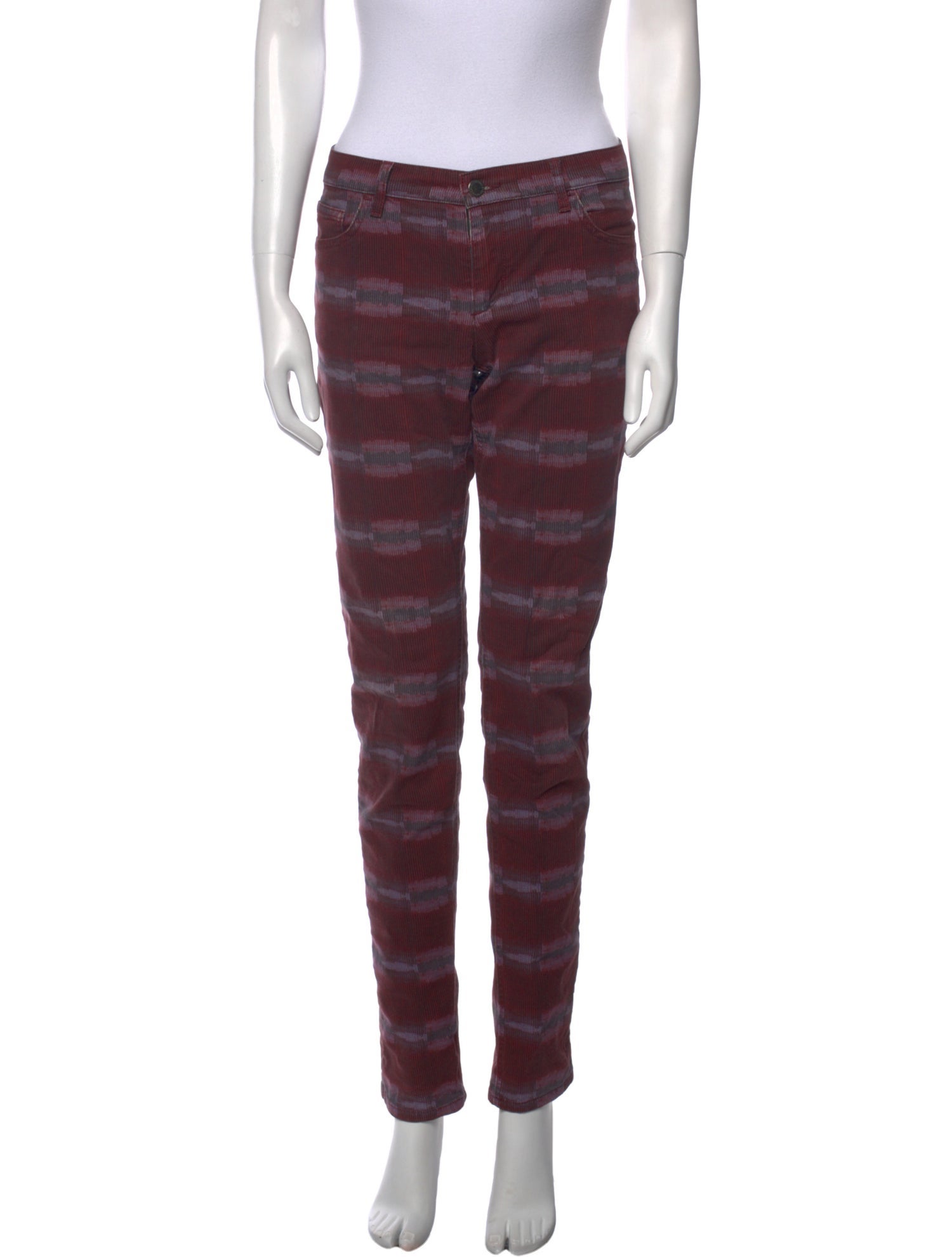 See by Chloé Tie-Dye Print Straight Leg Pants