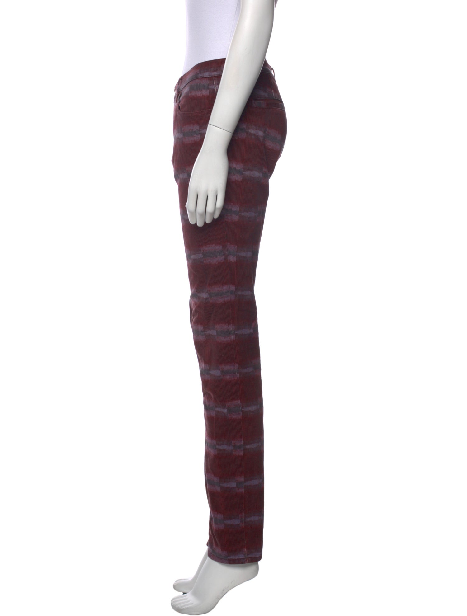 See by Chloé Tie-Dye Print Straight Leg Pants