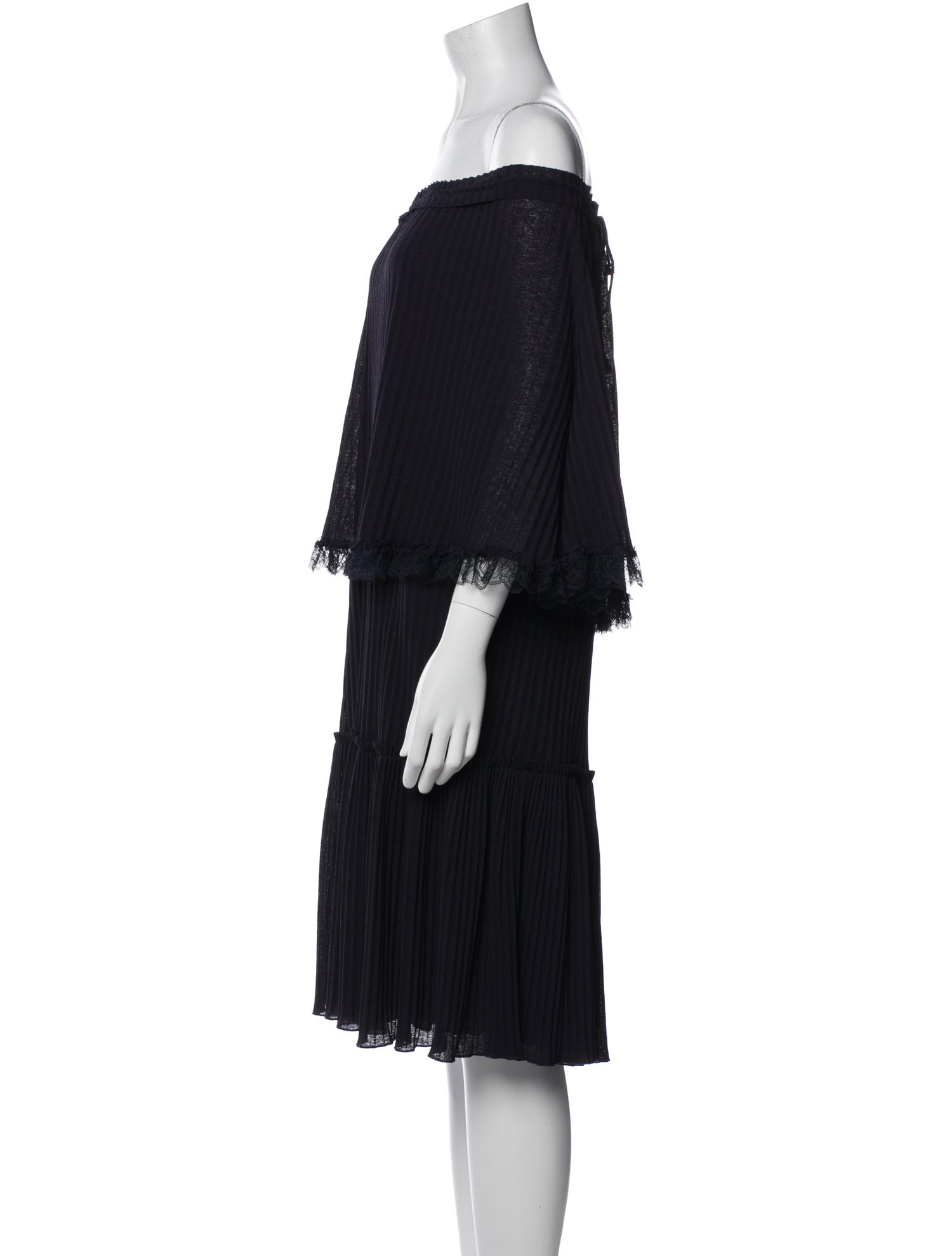 See by Chloé Off-The-Shoulder Knee-Length Dress