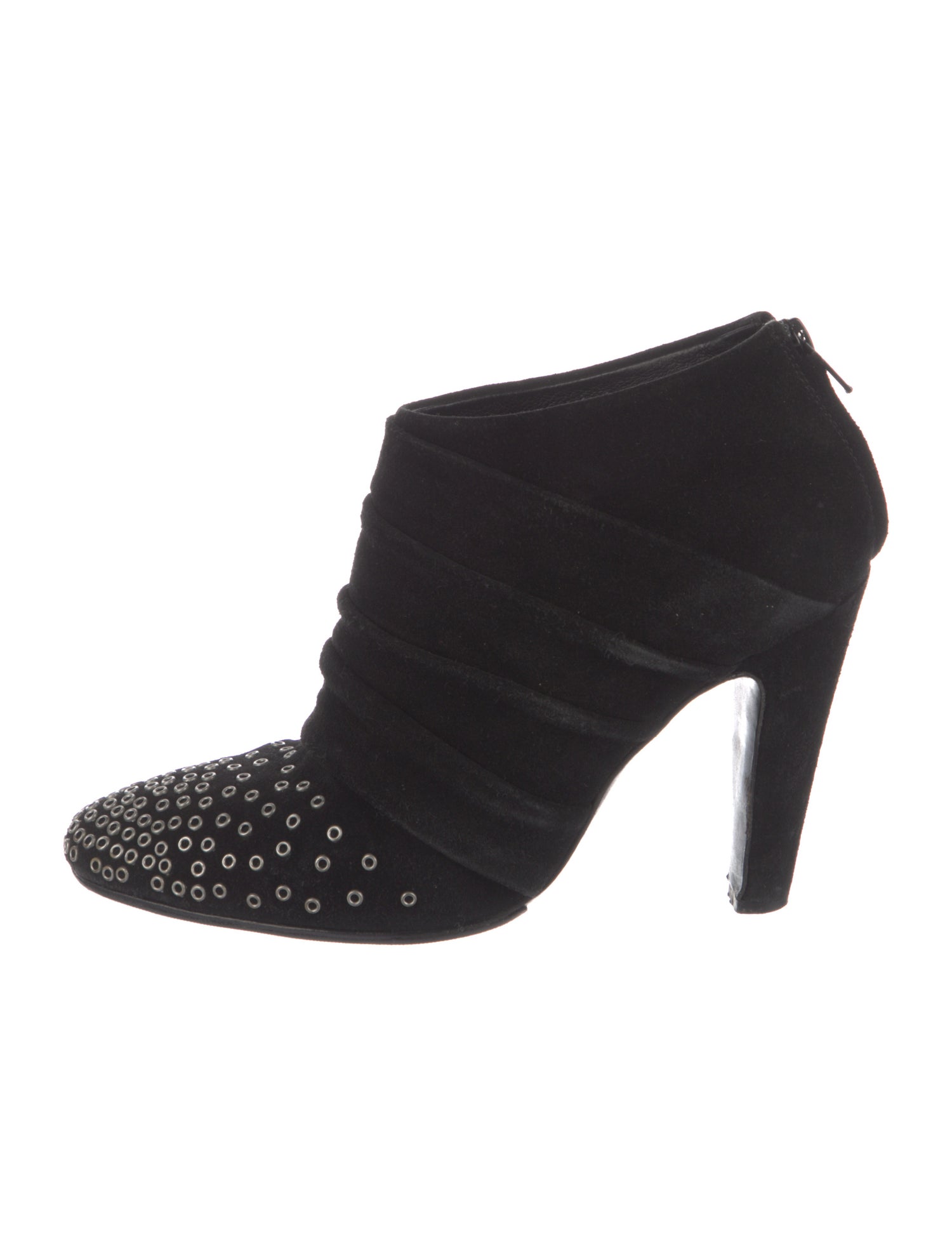 See by Chloé Suede Studded Accents Mules