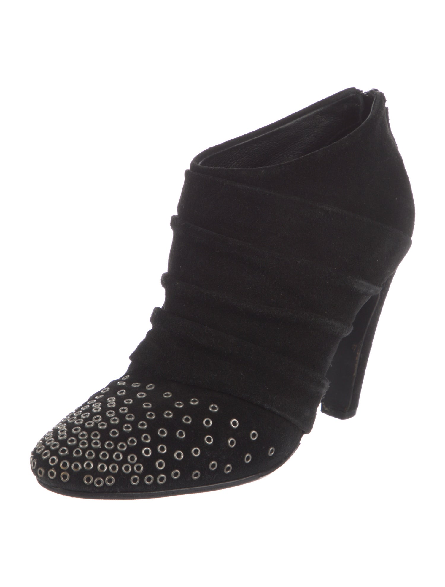 See by Chloé Suede Studded Accents Mules