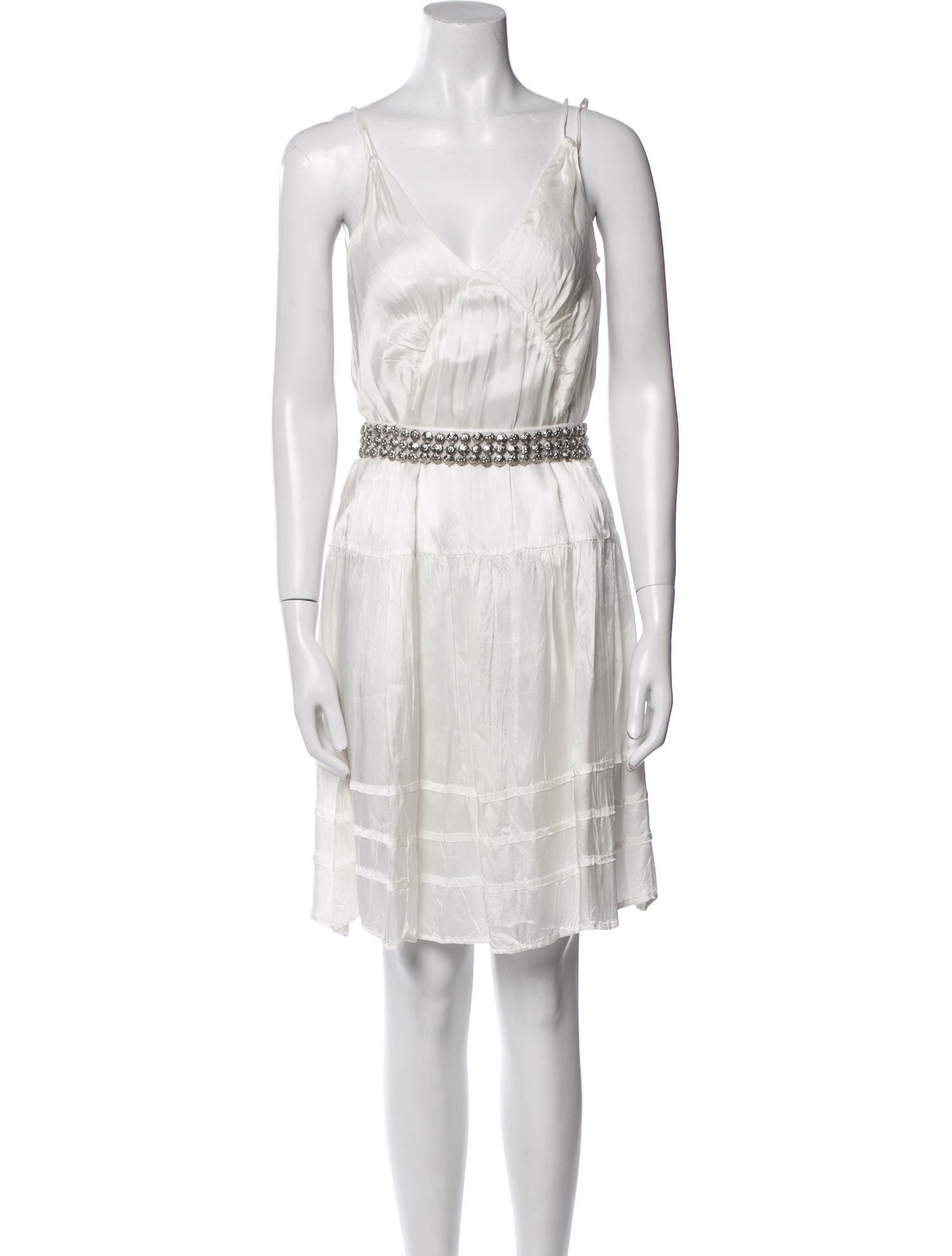 See by Chloé V-Neck Knee-Length Dress