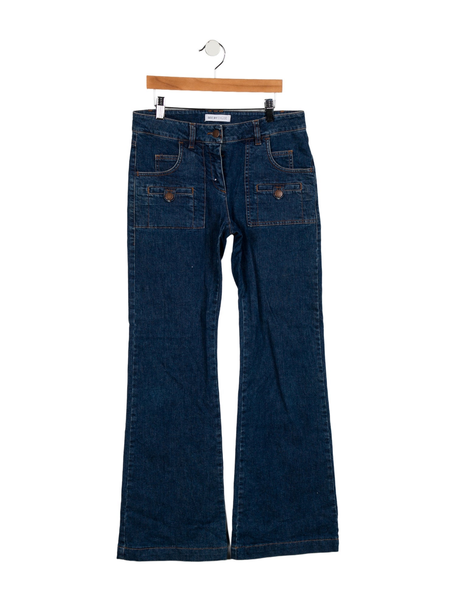 See by Chloé High-Rise Wide Leg Jeans