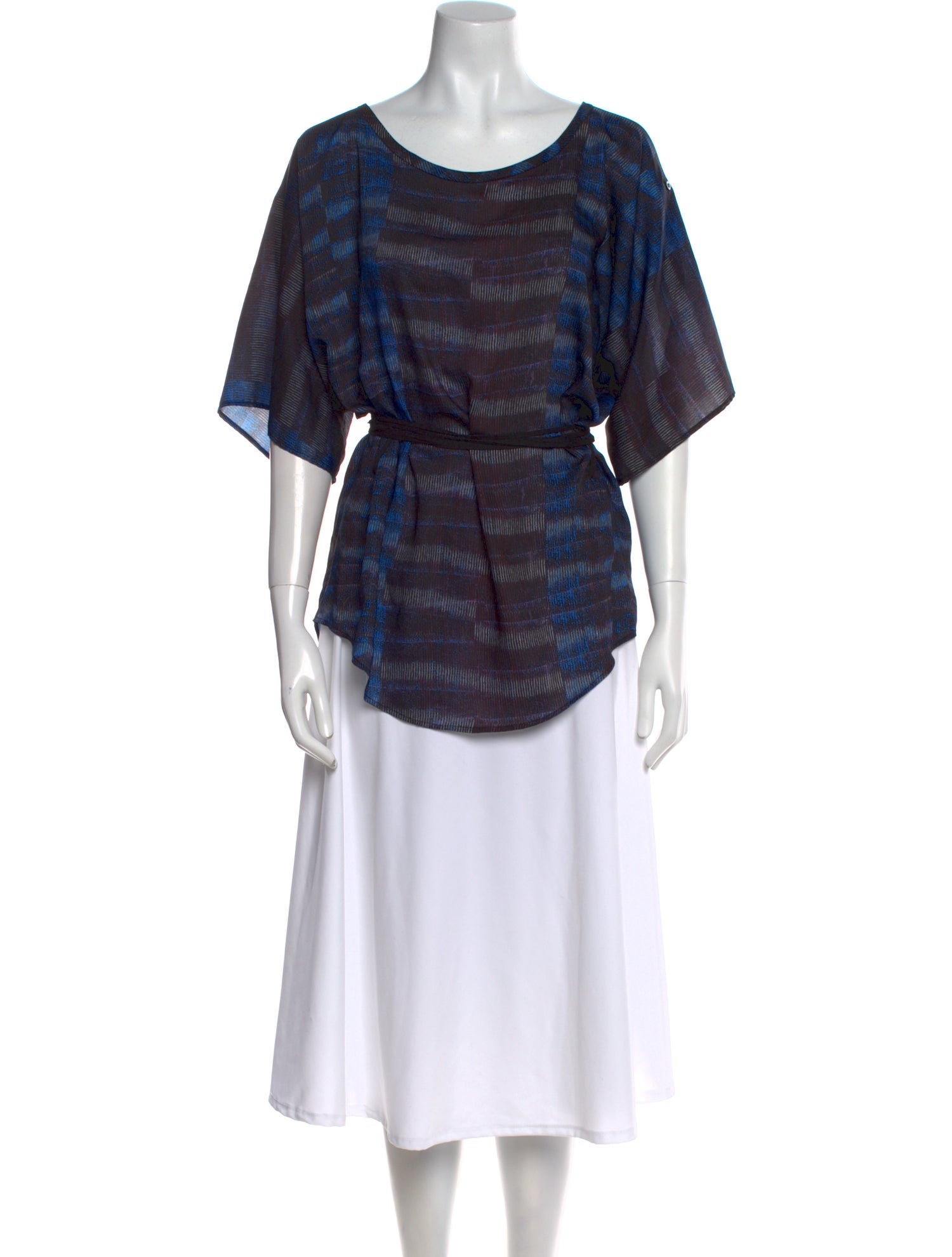 See by Chloé Tie-Dye Print Scoop Neck T-Shirt