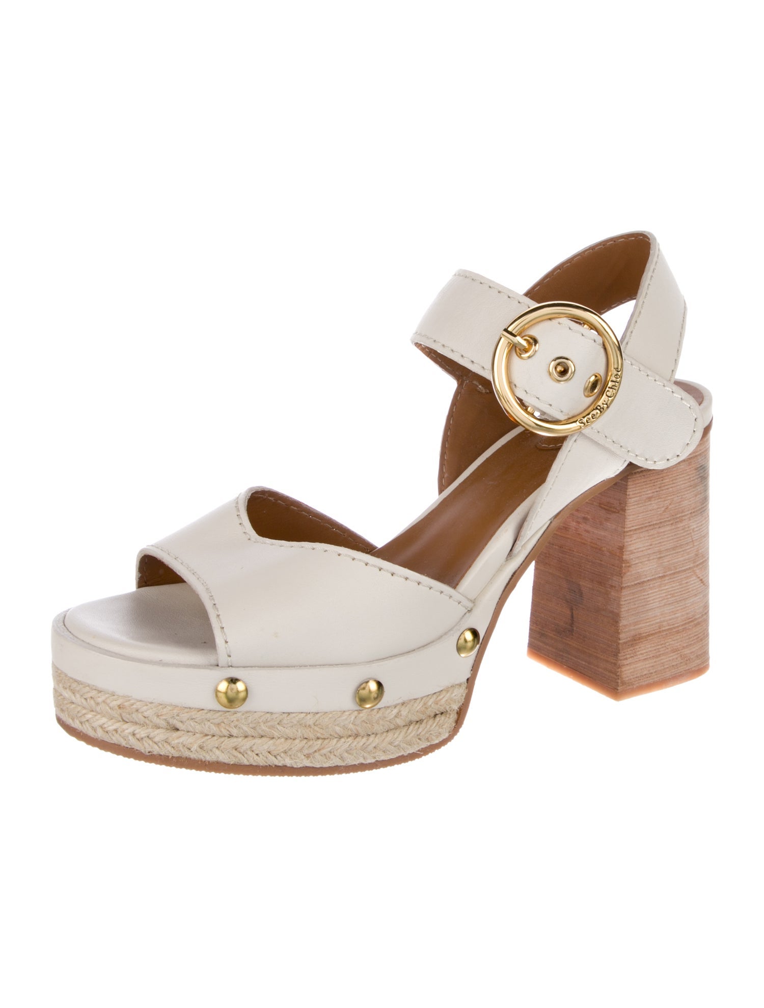 See by Chloé Leather Espadrilles