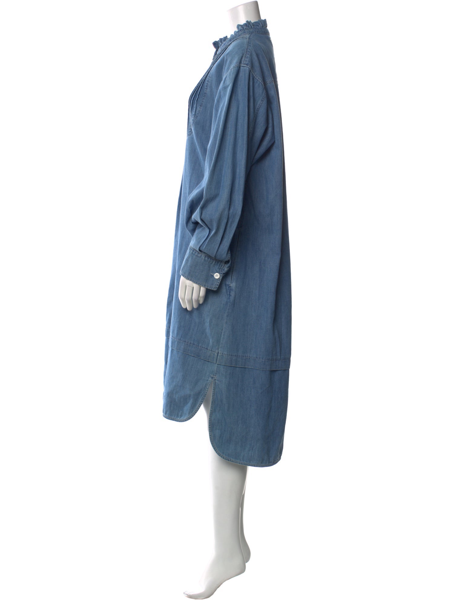 See by Chloé Mock Neck Midi Length Dress