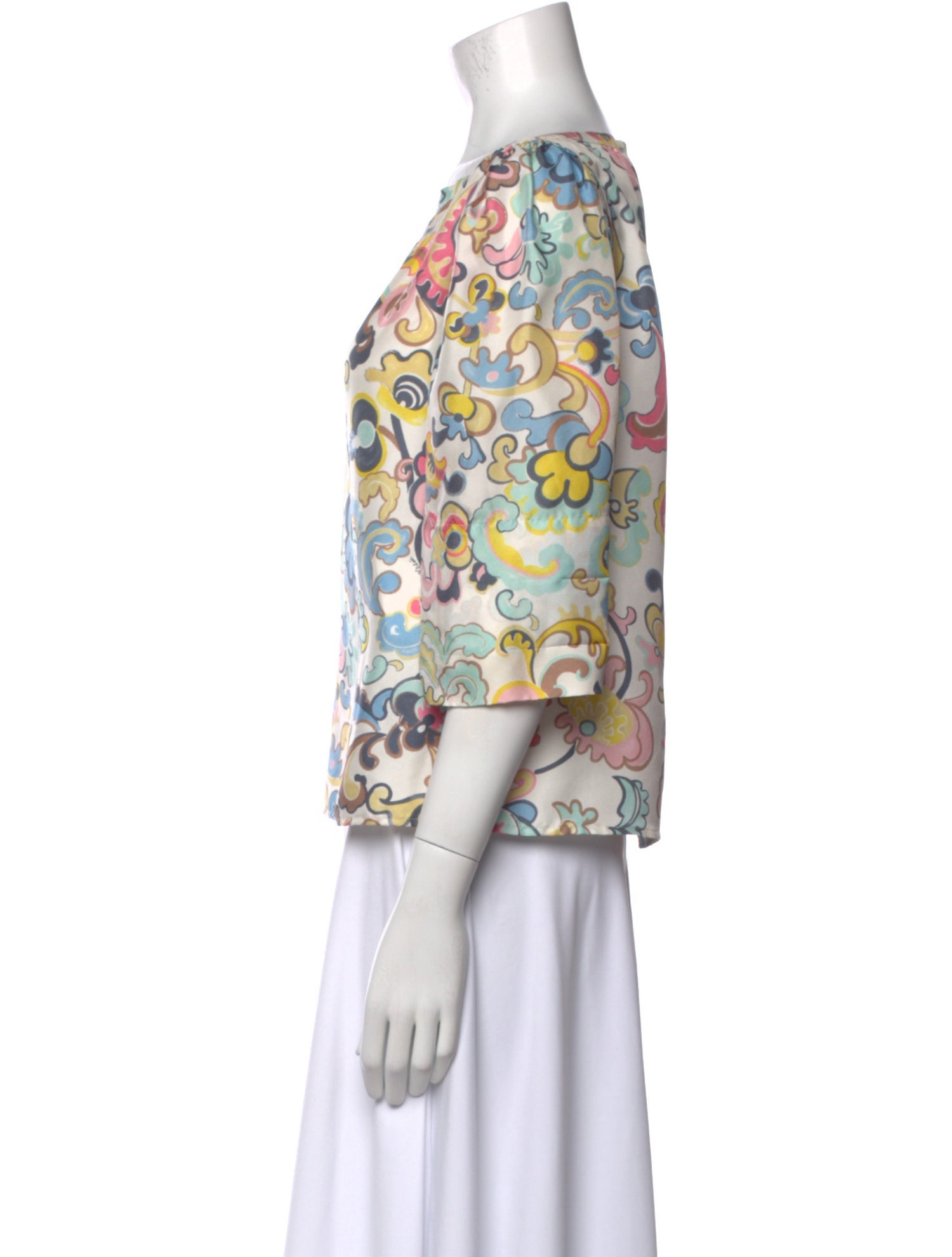 See by Chloé Silk Printed Blouse