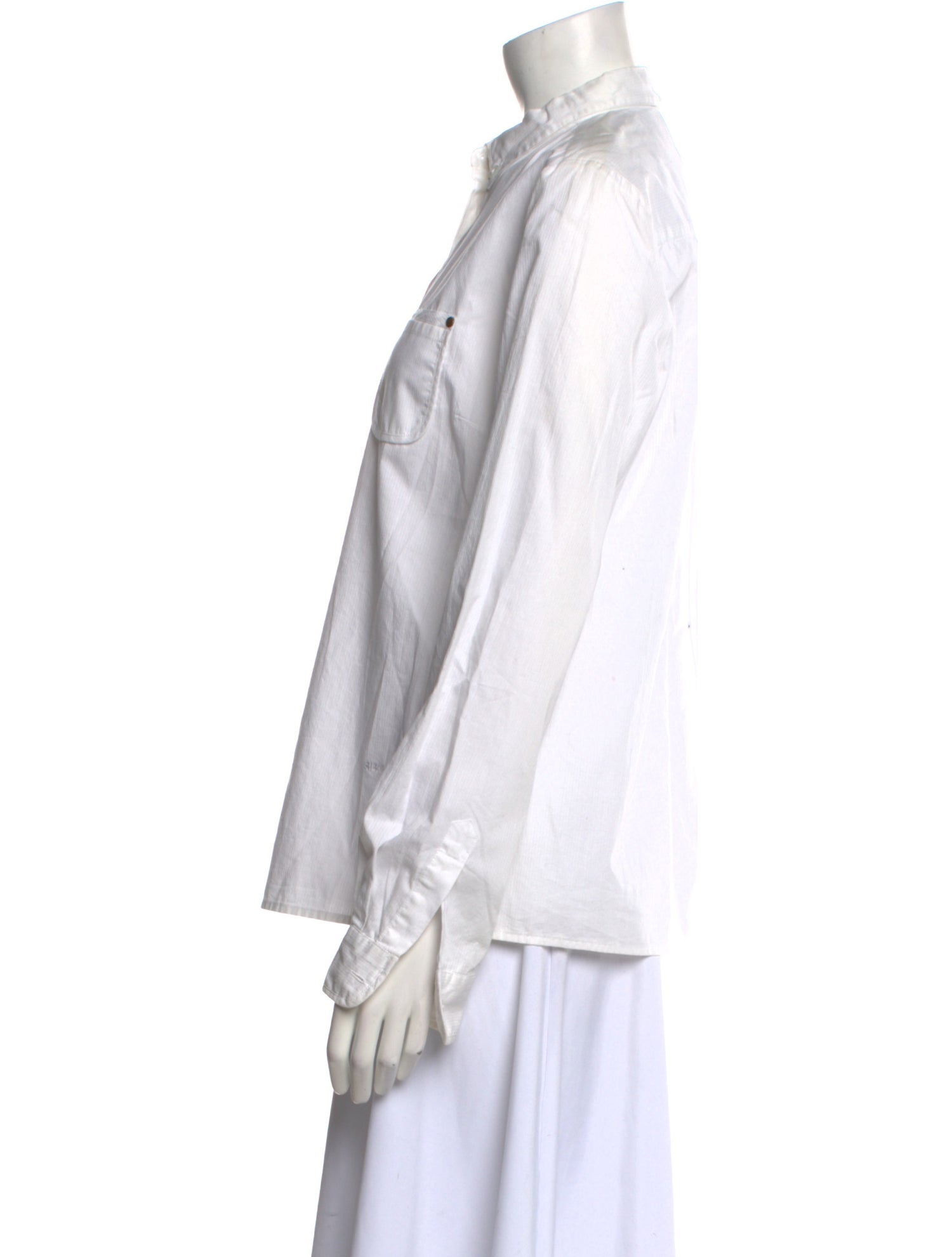 See by Chloé Long Sleeve Button-Up Top