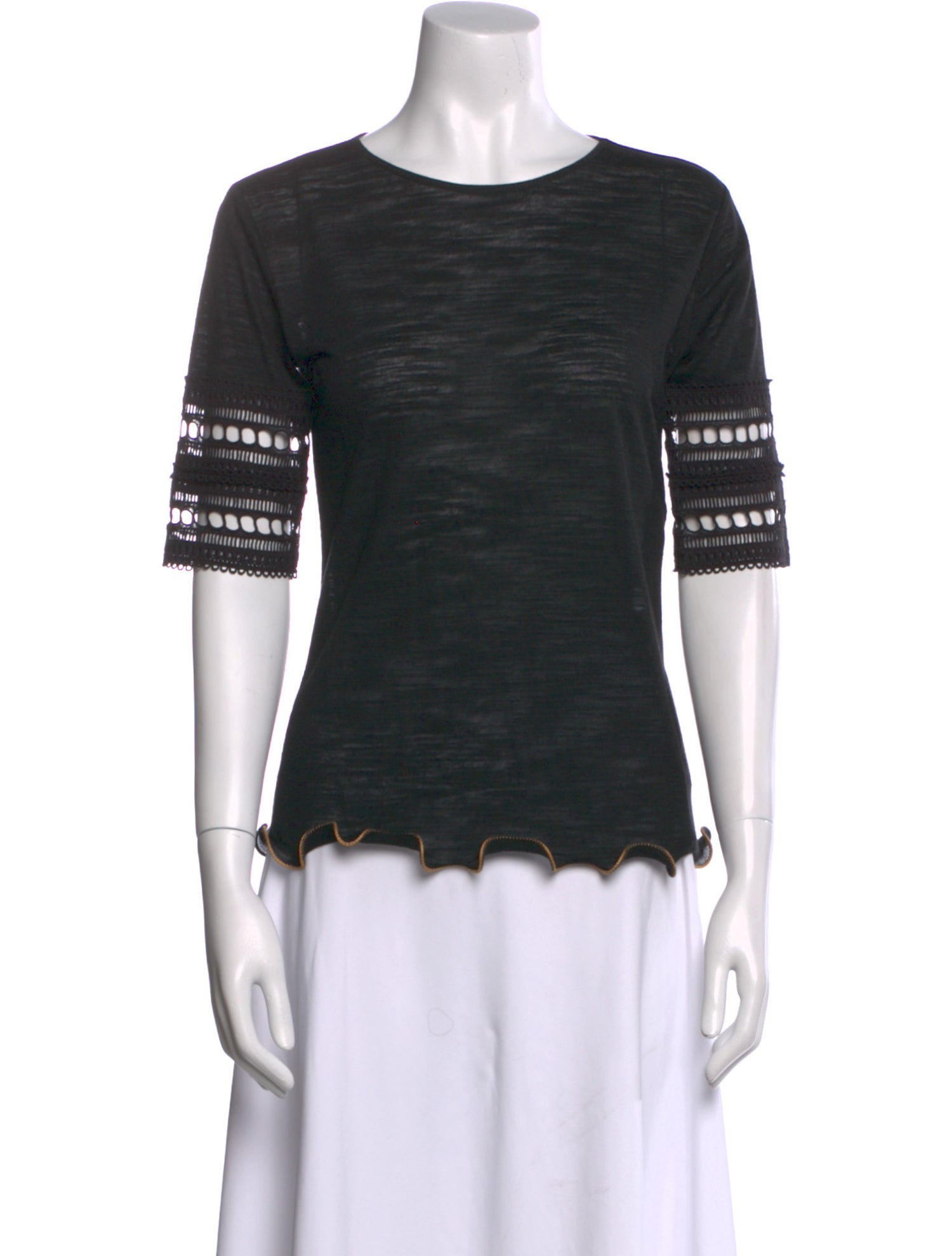 See by Chloé Crew Neck Short Sleeve T-Shirt w/ Tags