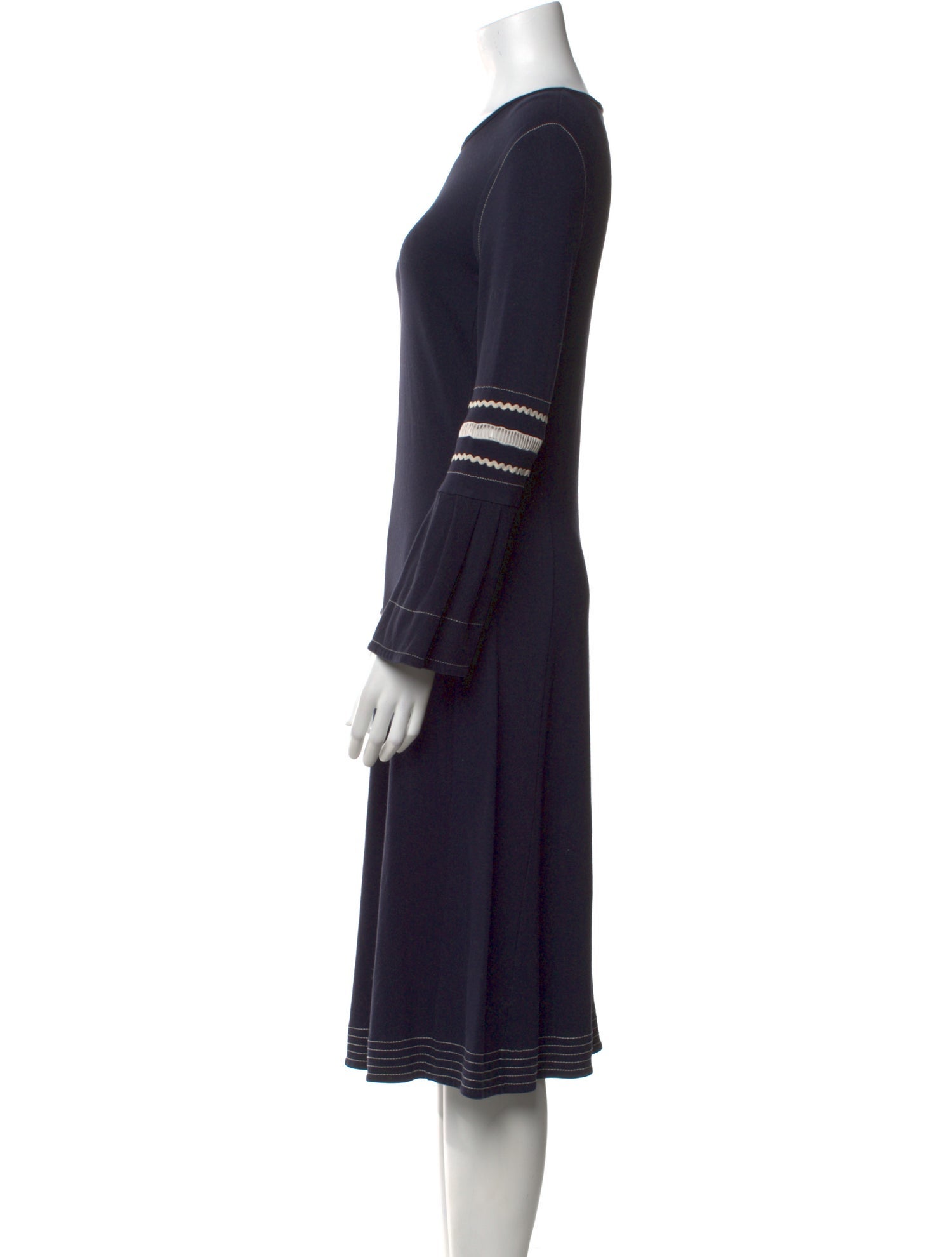 See by Chloé Virgin Wool Midi Length Dress