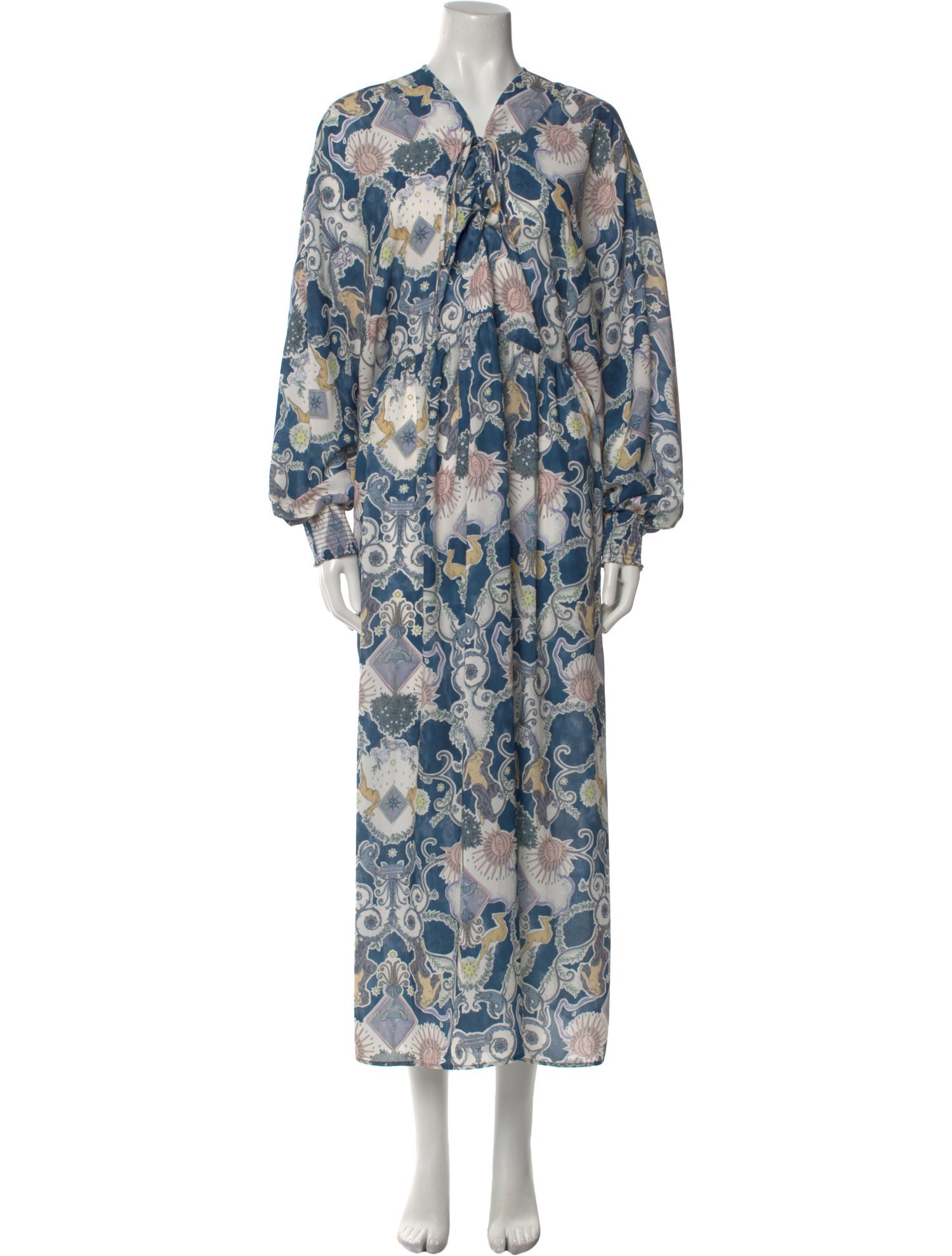 See by Chloé Floral Print Long Dress