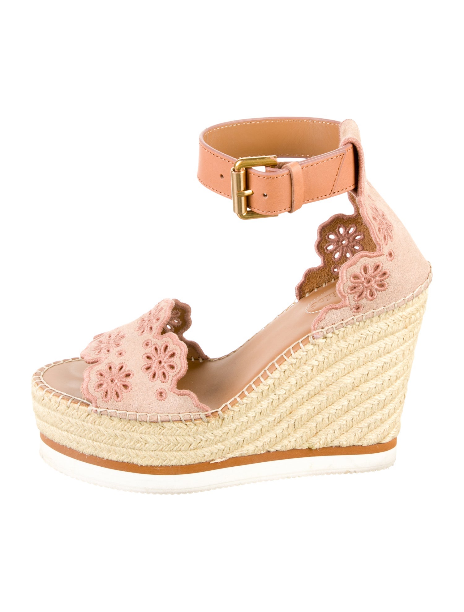 See by Chloé Suede Patterned Espadrilles